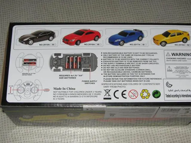 Foto aus der offiziellen Meldung: Imagin Race Master Need of speed Funkgesteuertes Auto — Risiko: Verbrennungen & Chemikalie