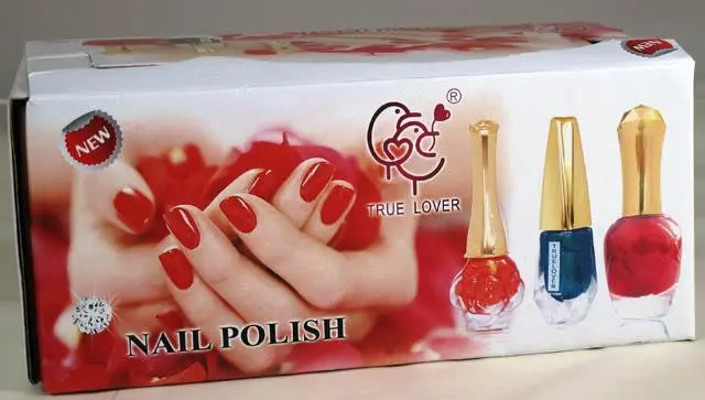Photo de l’avis officiel: True Lover Vernis à ongles — risque: Risque chimique