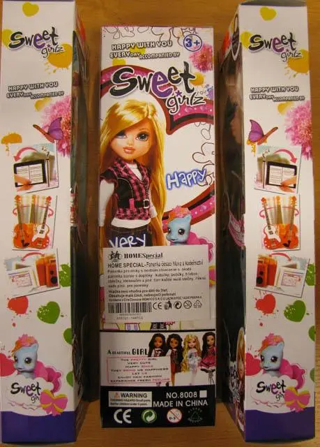 Photo de l’avis officiel: Home Special Sweet Girlz Poupée en plastique — risque: Risque chimique