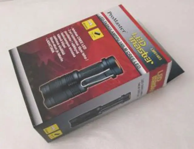 Foto do aviso oficial: Pro master LED Taskulamppu 140LM Cree LED Tocha — risco: Choque elétrico