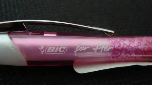 Photo de l’avis officiel: BIC Bic for her Stylo — risque: Risque chimique