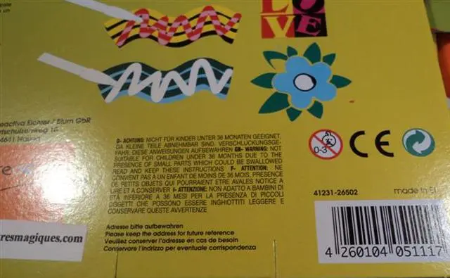 Photo de l’avis officiel: CREACTIVA Magic Pens - Colour Pens - Original Stylos en feutre — risque: Risque chimique