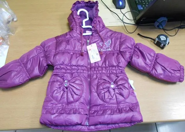 Photo from the official notice: Hong children's jacket — strangulation risk