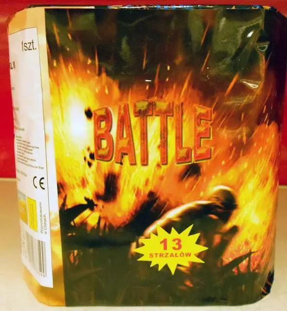 Photo de l’avis officiel: Goliat BATTLE Feux d’artifice — risque: Brûlures & Blessures