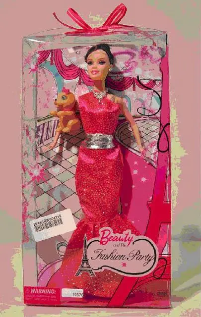 Foto do aviso oficial: Happy Toys Beauty and the Fashion Party Boneca de plástico — risco: Químico