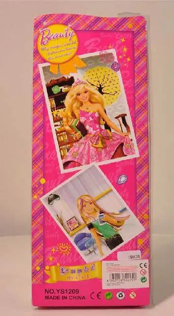 Photo de l’avis officiel: Happy Toys Beauty - My Magic World Poupée en plastique — risque: Risque chimique