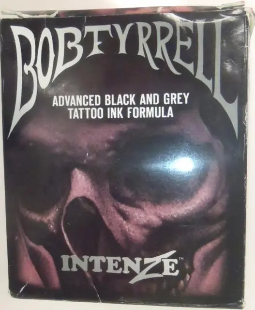Photo from the official notice: Intenze Advanced Black and Grey Tattoo Ink Formula, Dark Tone- Bob Tyrrell Edition — chemical risk