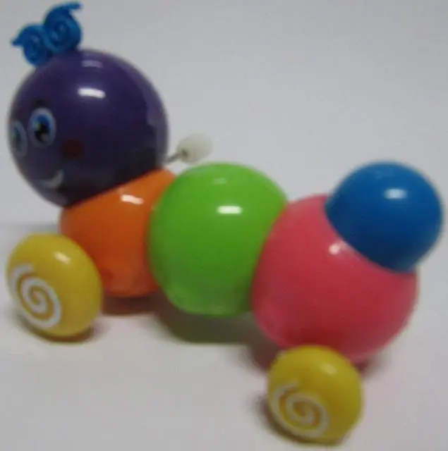Photo from the official notice: Funny &amp; Mini Toys Worm loveliness wind-up caterpillar — choking risk