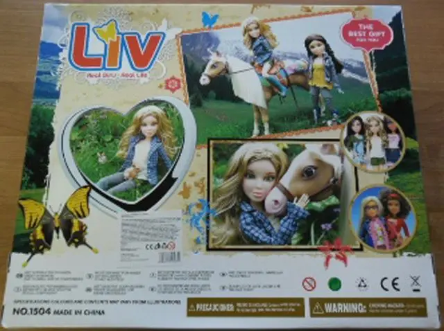 Foto do aviso oficial: Hornet Liv Boneca de plástico com cavalo — risco: Químico