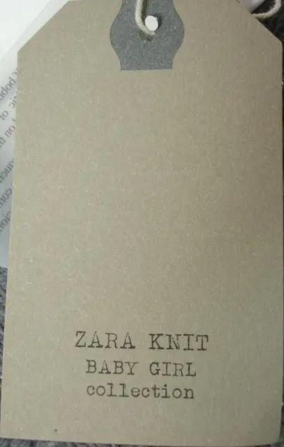 Foto aus der offiziellen Meldung: ZARA KNITWEAR Strickjacke für Mädchen — Risiko: Ersticken