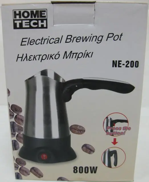 Photo de l’avis officiel: Hometech Electrical Brewing Pot Cafetière électrique — risque: Brûlures & Choc électrique (A12/0624/14)