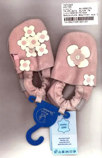 Photo de l’avis officiel: Sterntaler Chaussures pour enfants — risque: Risque chimique