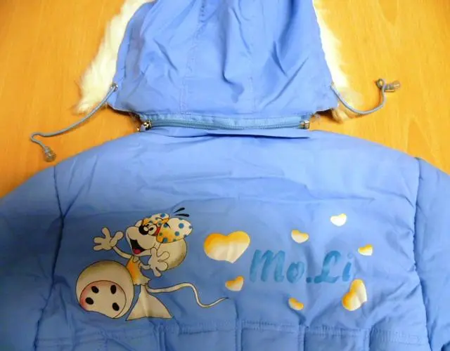 Photo from the official notice: MOLI wear children’s jacket — strangulation risk