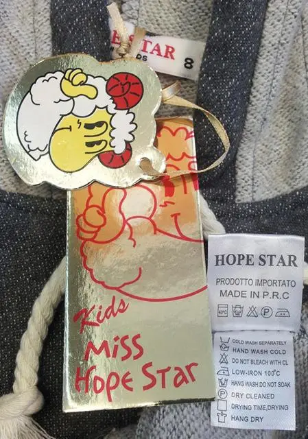 Foto do aviso oficial: Hope Star Kids Miss Hope Star Conjunto de roupas para crianças — risco: Estrangulamento