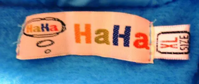 Photo from the official notice: HA HA children’s jacket — strangulation risk