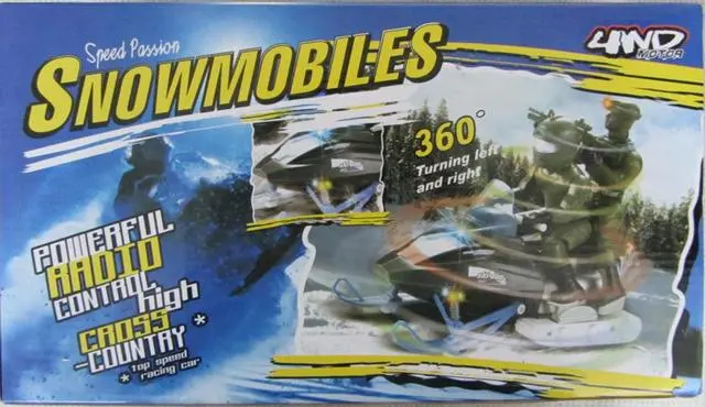 Photo de l’avis officiel: Imagin Snowmobiles - Speed Passion Motoneige radiocommandée — risque: Brûlures & Risque chimique