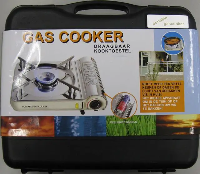 Foto dell’avviso ufficiale: Blokkes Gas Cooker Stufa a gas portatile — rischio: Ustioni (A12/0725/14)