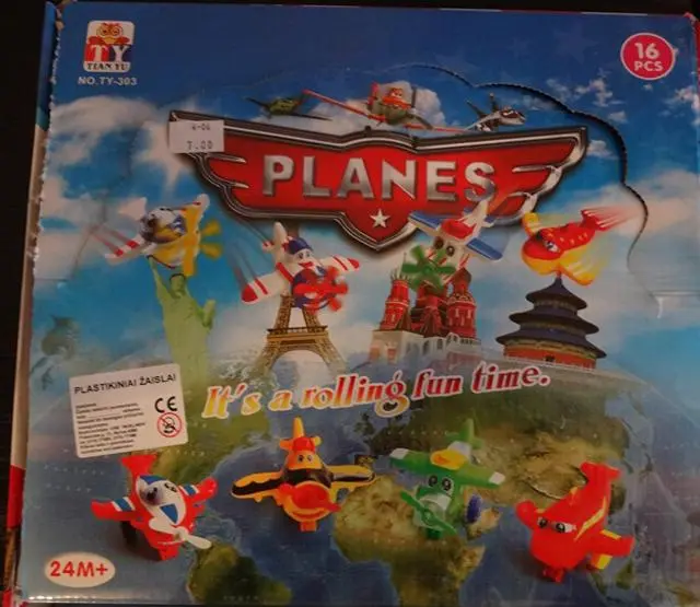 Photo de l’avis officiel: Tian Yu Planes Ensemble de jouets en plastique — risque: Étouffement