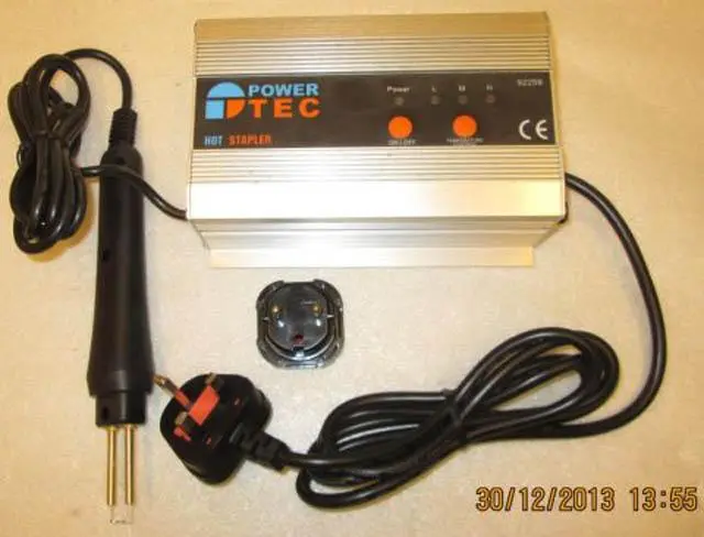 Photo de l’avis officiel: Power TEC Hot Stapler Plastic Repair System Agrafeuse à chaud — risque: Choc électrique