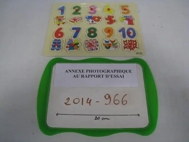 Photo from the official notice: Wooden puzzle — choking risk (A12/0804/14)