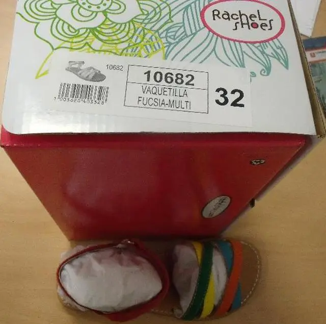 Zdjęcie z oficjalnego zgłoszenia: Rachel Shoes 1. Space Lam Plata; 2. Vaquetilla Blanco Sandały dla dziewczynek — ryzyko: Chemiczne