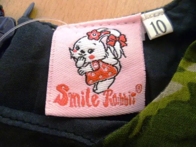Photo de l’avis officiel: Smile Rabbit Robe d’enfant — risque: Blessures (A12/0787/14)