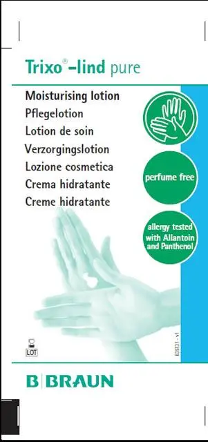 Photo de l’avis officiel: B. Braun Trixo -lind pure Crème pour les mains — risque: Risque microbiologique