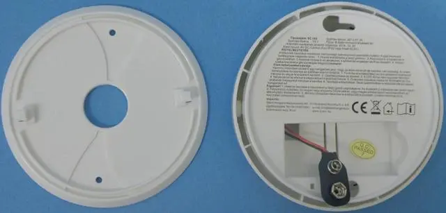Foto uit de officiële melding: Steck! Carbon Monoxide Alarm 9V Koolmonoxidedetector — risico: Verstikking