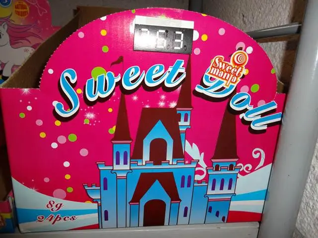 Foto do aviso oficial: Sweet Manja Sweet doll Brinquedo com doces — risco: Químico