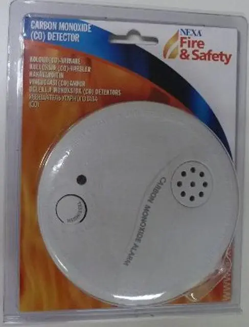 Foto uit de officiële melding: Nexa Carbon monoxide alarm Koolmonoxidedetector — risico: Verstikking