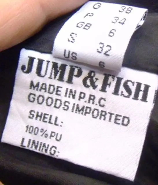 Photo from the official notice: Jump &amp; Fish children’s jacket — strangulation risk (A12/0953/14)