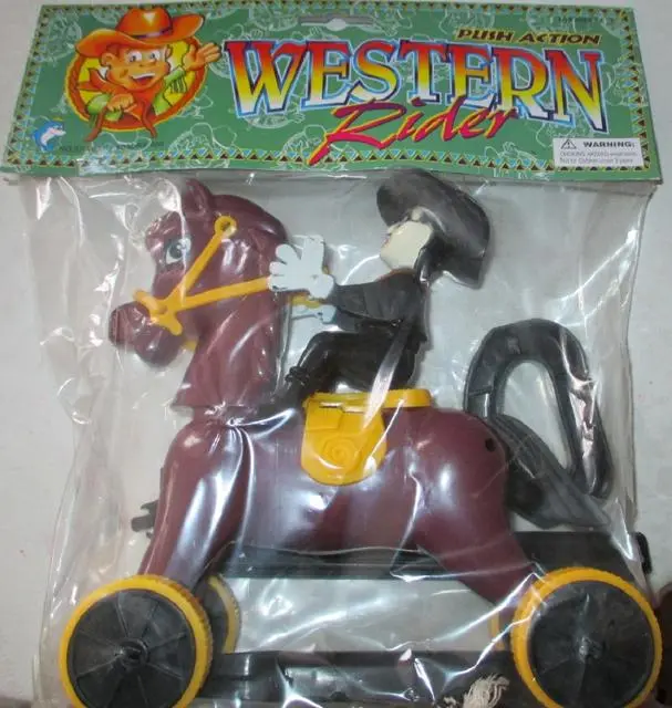Photo de l’avis officiel: La Gran Familia Western Rider Jouet push-along — risque: Étouffement