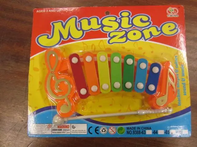 Photo from the official notice: Yi Zhi Toys Music Zone toy xylophone — choking risk