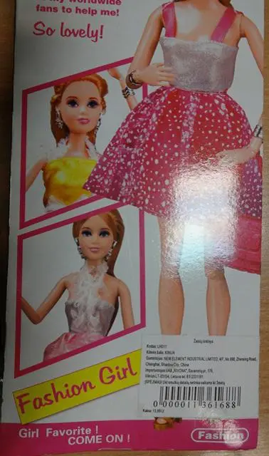 Photo de l’avis officiel: Anlily Poupée en plastique — risque: Risque chimique
