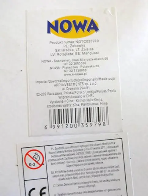 Foto do aviso oficial: Soft bullet gun Arma de plástico com setas — risco: Engasgamento & Ferimentos