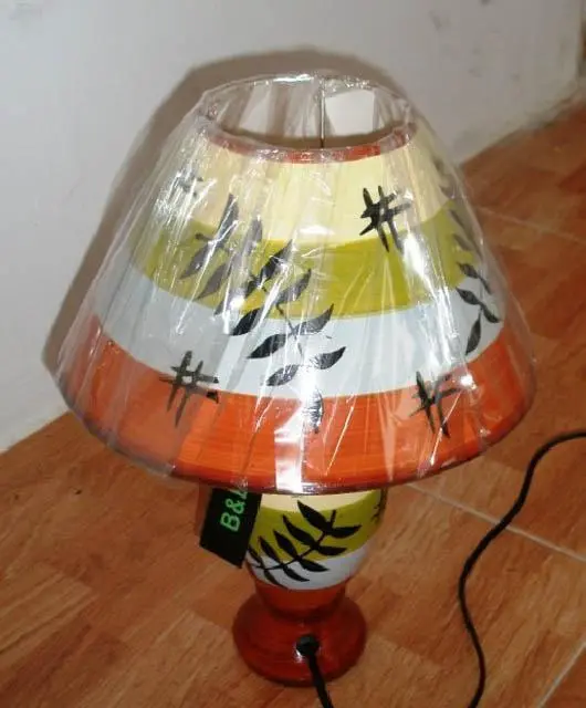 Photo de l’avis officiel: B&amp;B Lampe de table — risque: Choc électrique