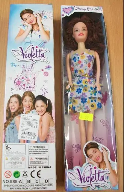Foto do aviso oficial: Violetta Boneca de plástico — risco: Químico (A12/1064/14)