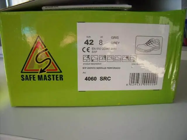Photo de l’avis officiel: Safe Master Chaussures de sécurité — risque: Risque chimique