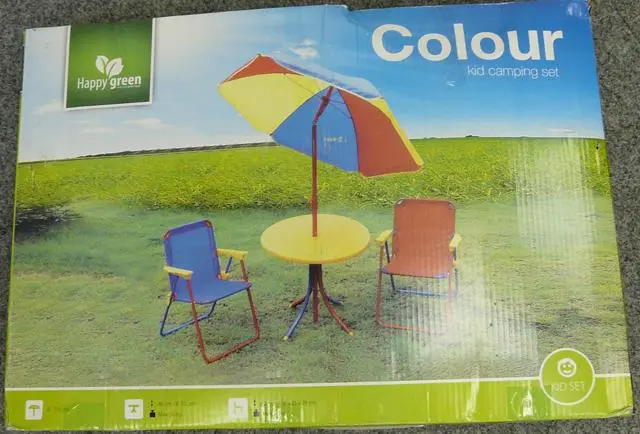 Foto dell’avviso ufficiale: Happy green COLOUR Set da campeggio per bambini — rischio: Lesioni