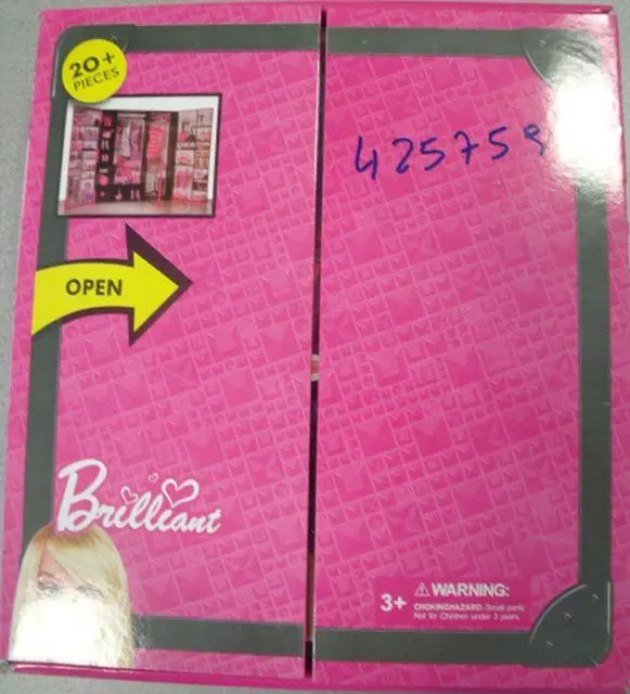 Foto do aviso oficial: Brilliant Boneca de plástico — risco: Químico (A12/1160/14)