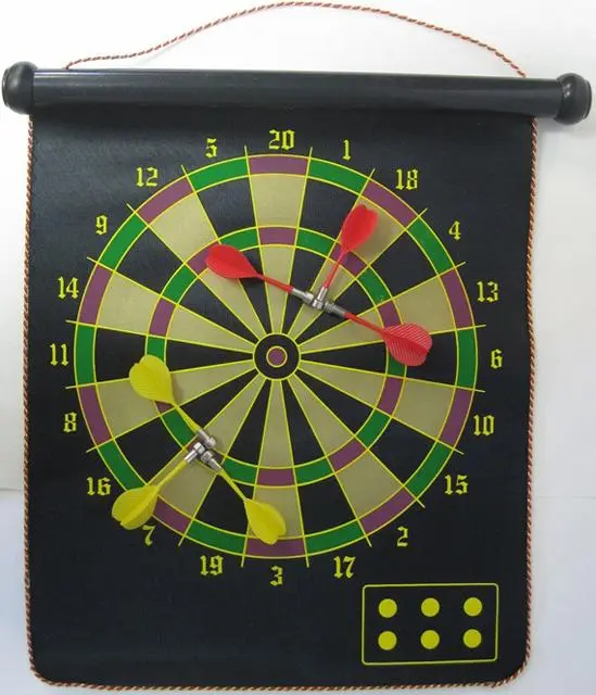 Photo from the official notice: D'CASA Top of the Town - Magnetic Dartboard — injuries risk