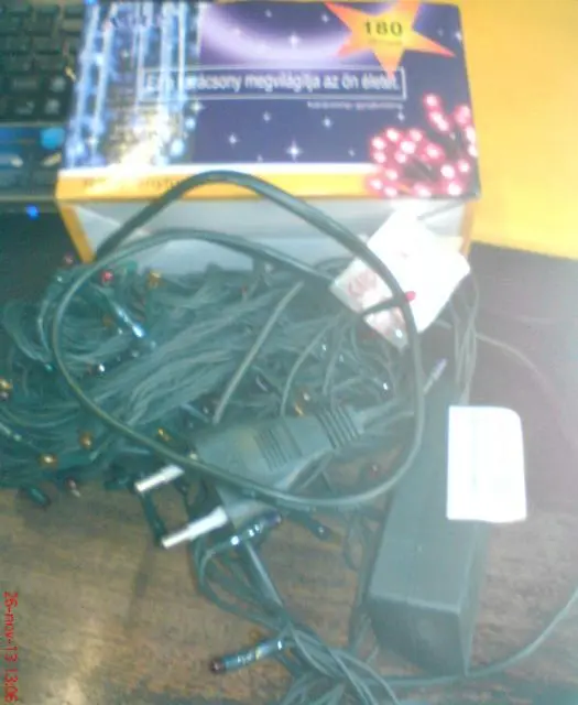 Photo de l’avis officiel: Ante RICH fényfüzér ('lighting chain') Chaîne d’éclairage — risque: Choc électrique & Incendie