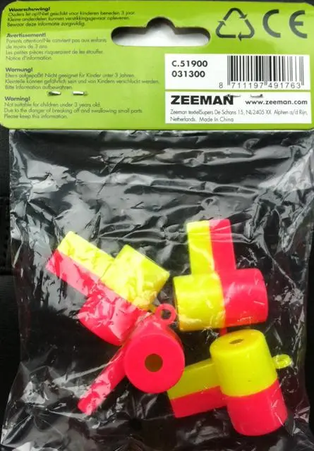 Foto aus der offiziellen Meldung: Zeeman Partypfeifen — Risiko: Ersticken