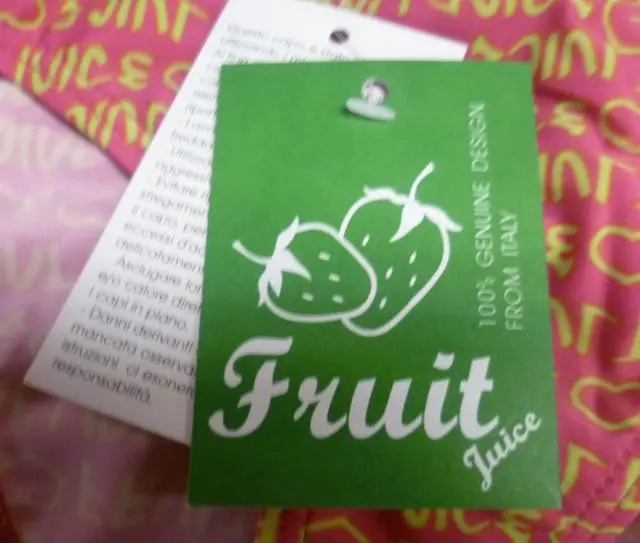 Photo de l’avis officiel: FRUIT JUICE Bikini des filles — risque: Blessures & Etranglement