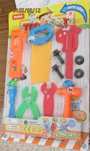 Photo de l’avis officiel: Fantastiko Tool set Ensemble d’outils de jouets — risque: Étouffement