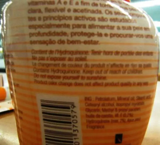 Photo de l’avis officiel: Caro Caro Light - Lightening Beauty Cream Produit d’éclaircissement de la peau — risque: Risque chimique