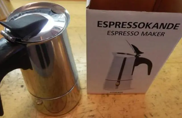 Photo de l’avis officiel: Tiger Espresso maker Cafetière expresso — risque: Brûlures & Blessures