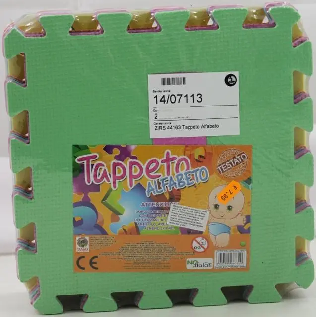 Foto do aviso oficial: Pamax Tappeto Alfabeto Carpetes de puzzle — risco: Engasgamento