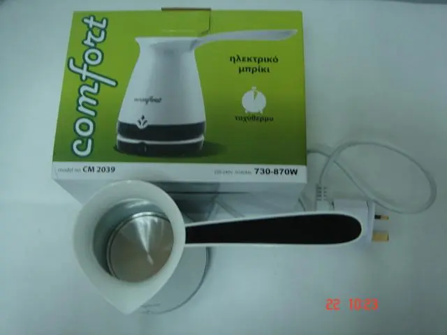 Photo de l’avis officiel: Comfort Electric coffee maker Cafetière — risque: Brûlures