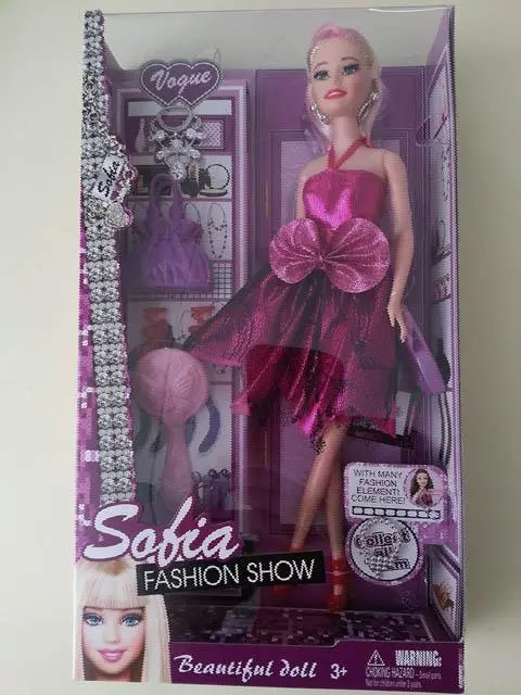 Foto do aviso oficial: Wiky Sofia, Fashion Show Boneca de plástico — risco: Químico
